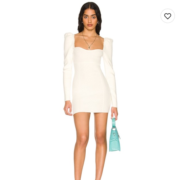 MAJORELLE Dresses & Skirts - Majorelle Elmore white sweater dress size xsmall NWT